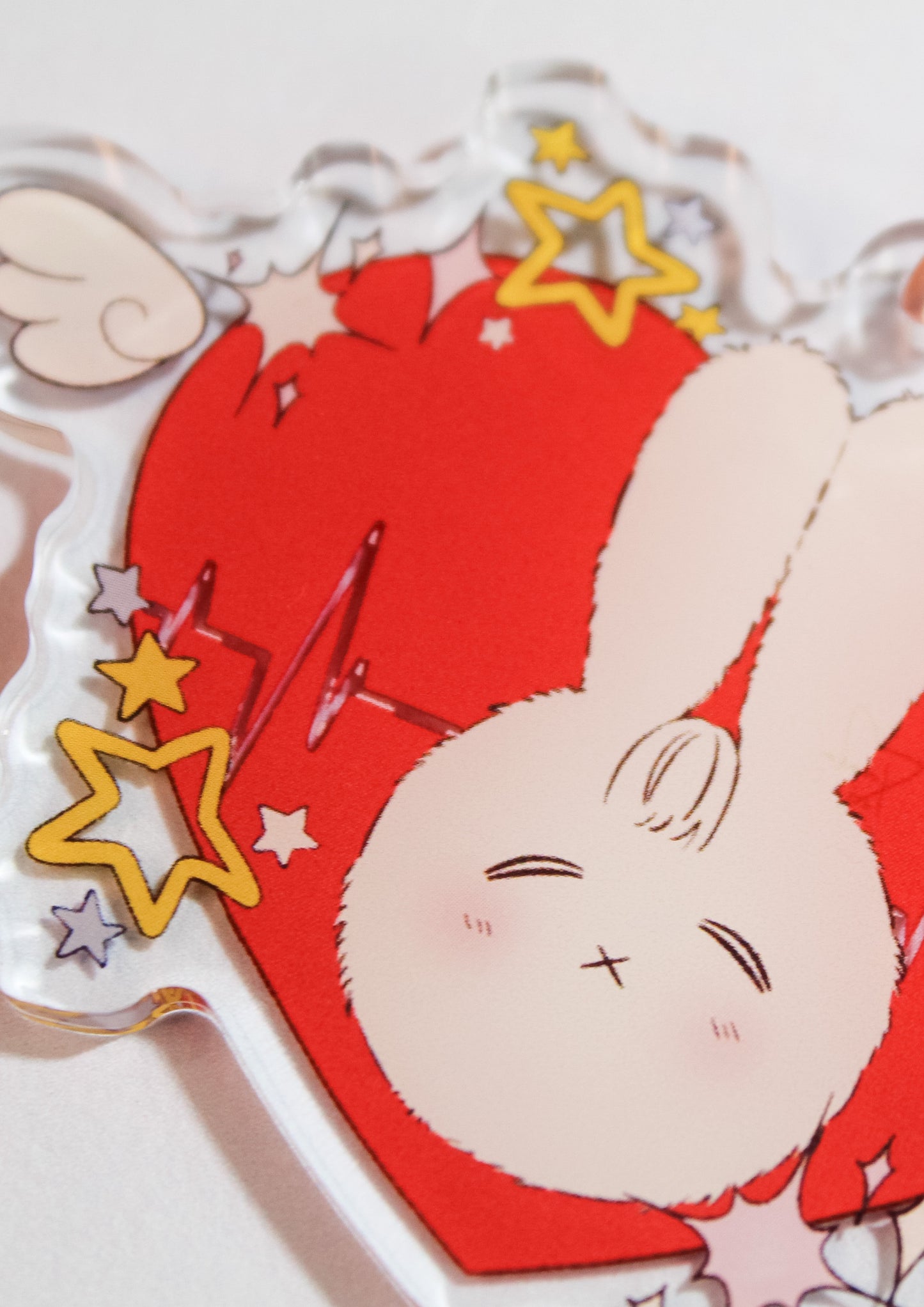 "Bunny Bright Stars" Acrylic Keychain
