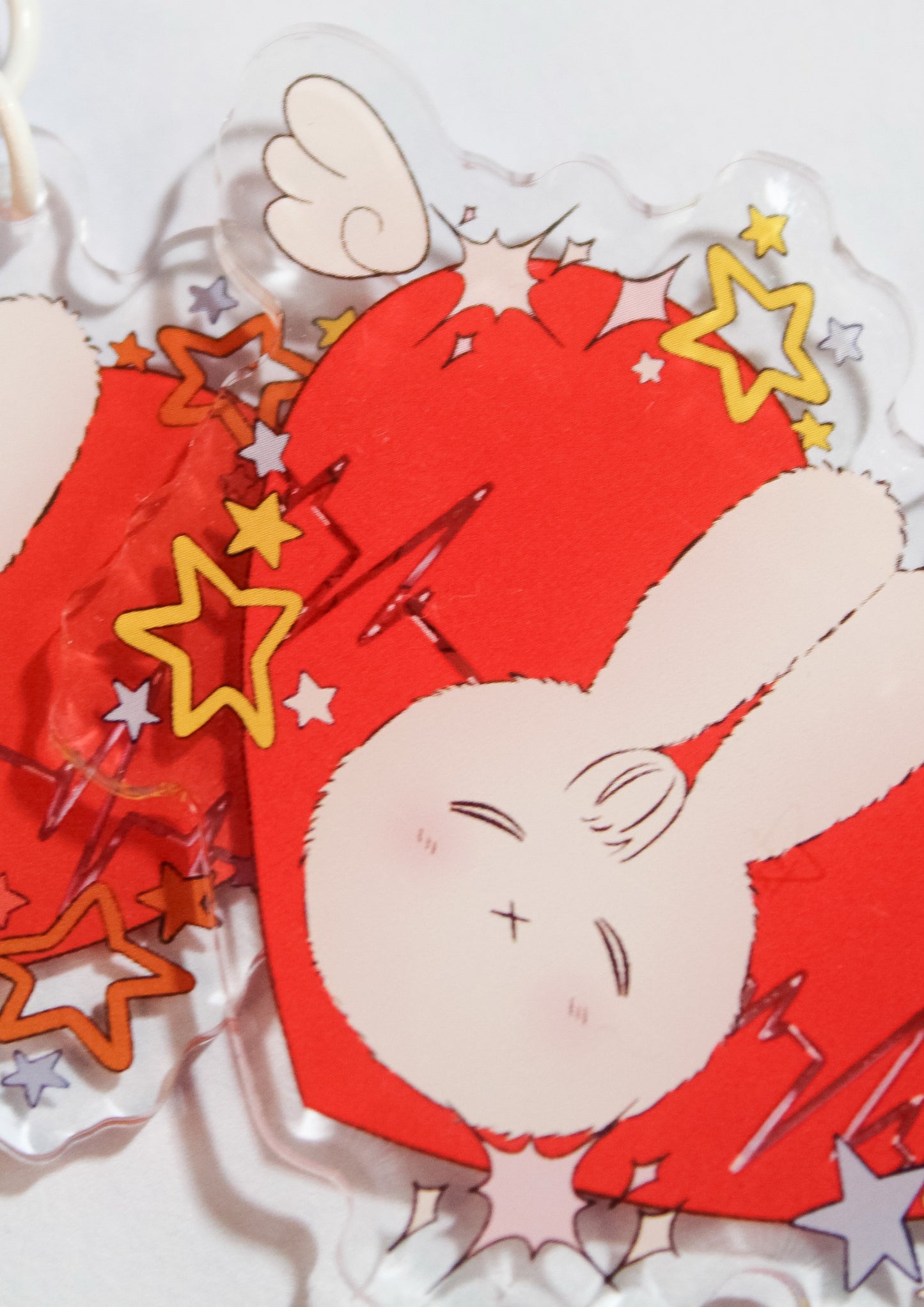 "Bunny Bright Stars" Acrylic Keychain