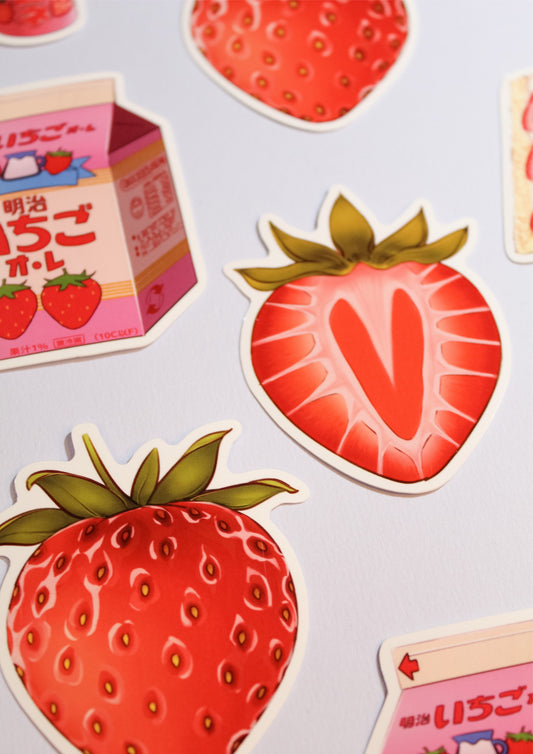 Strawberry Season Stickers