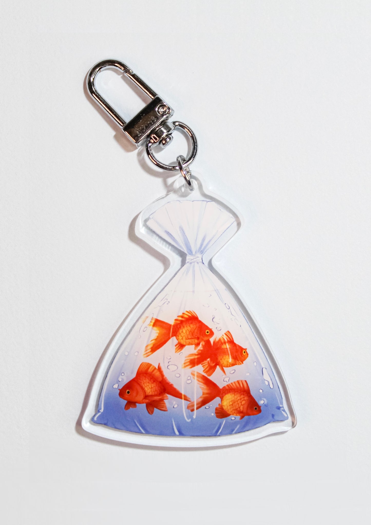 Fish Bag Acrylic Keychain