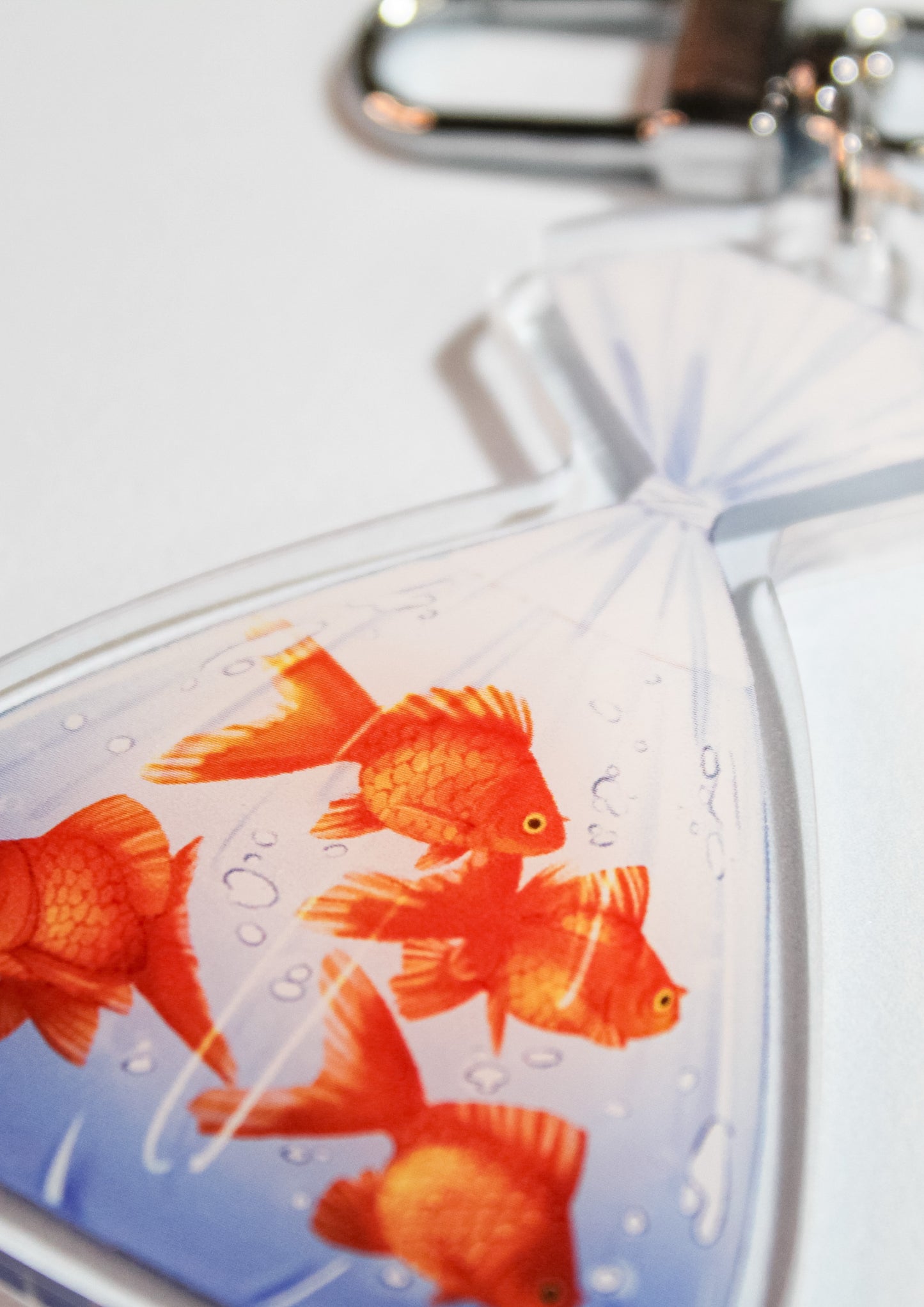 Fish Bag Acrylic Keychain