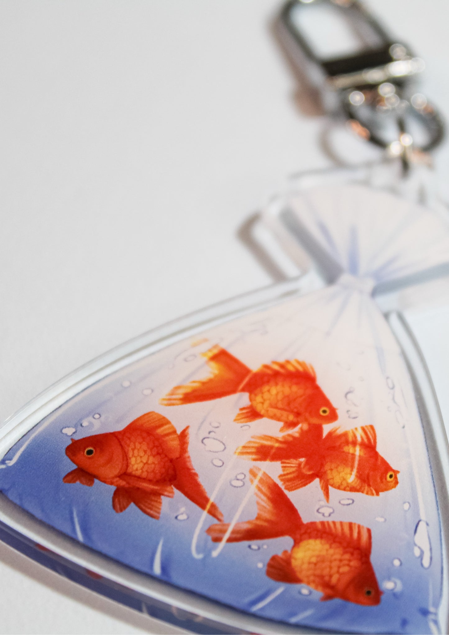 Fish Bag Acrylic Keychain